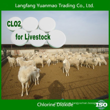 2015 Venta caliente Tableta de dióxido de cloro para la desinfección del ganado